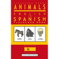 Animals - English to Spanish Flashcard Book: Black and White Edition - Paperback