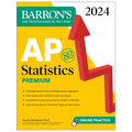AP Statistics Premium, 2024: 9 Practice Tests + Comprehensive Review + Online Practice - Paperback