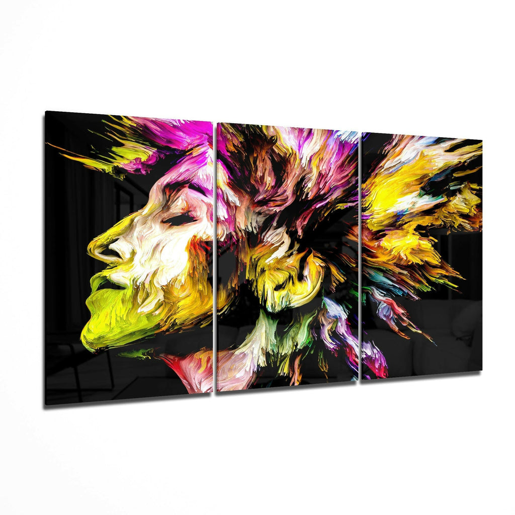 Colorful Peace Glass Art