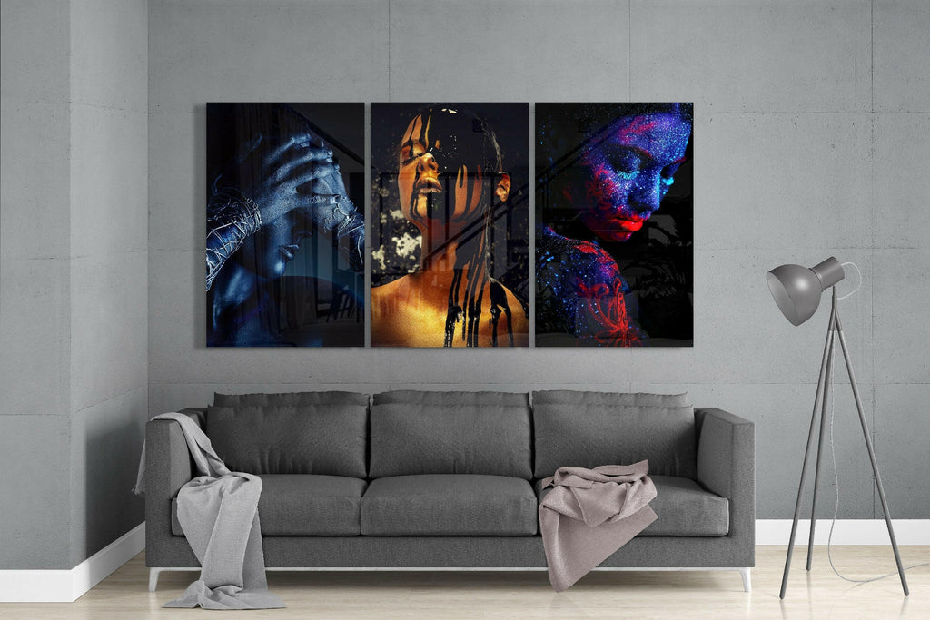 Woman Glass Art