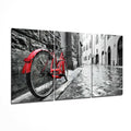 Bike And Street Glass Art