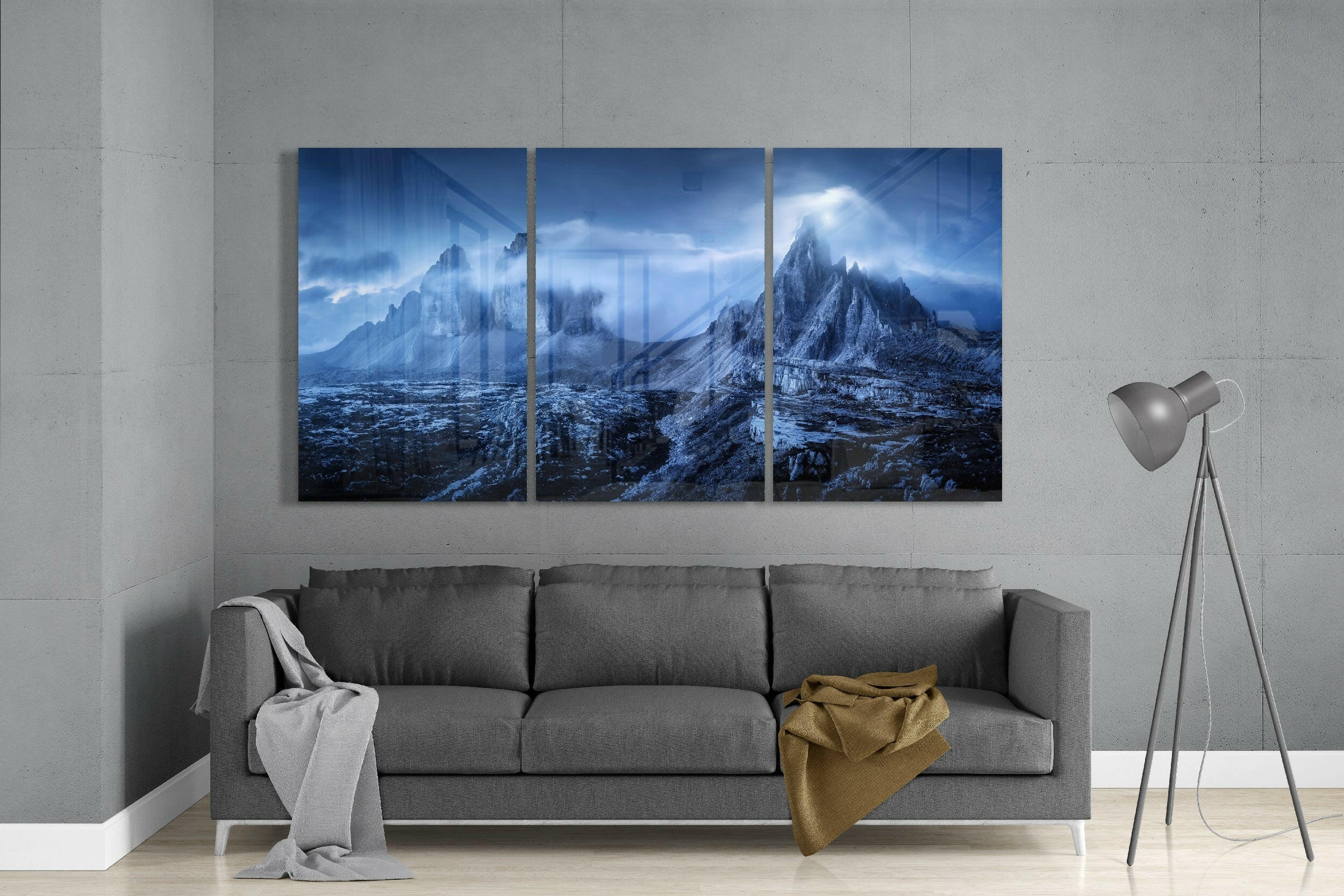 Mountains Glass Art