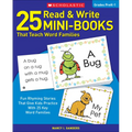 25 Read & Write Mini-Books: That Teach Word Families - Paperback