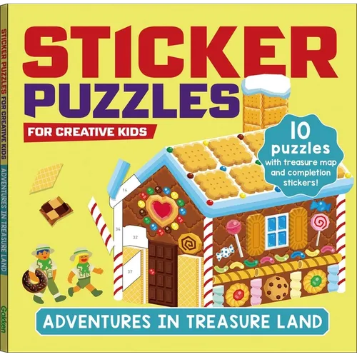Sticker Puzzles; Adventures in Treasureland: For Creative Kids - Paperback
