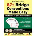 57+ Bridge Conventions Made Easy: The New Go-To Quick Reference Book - Paperback