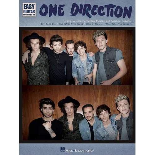 One Direction - Easy Guitar with Tab: Easy Guitar with Notes & Tab - Paperback