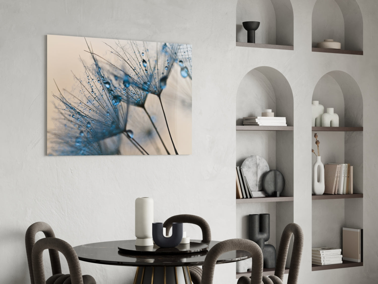 Flower Glass Wall Art