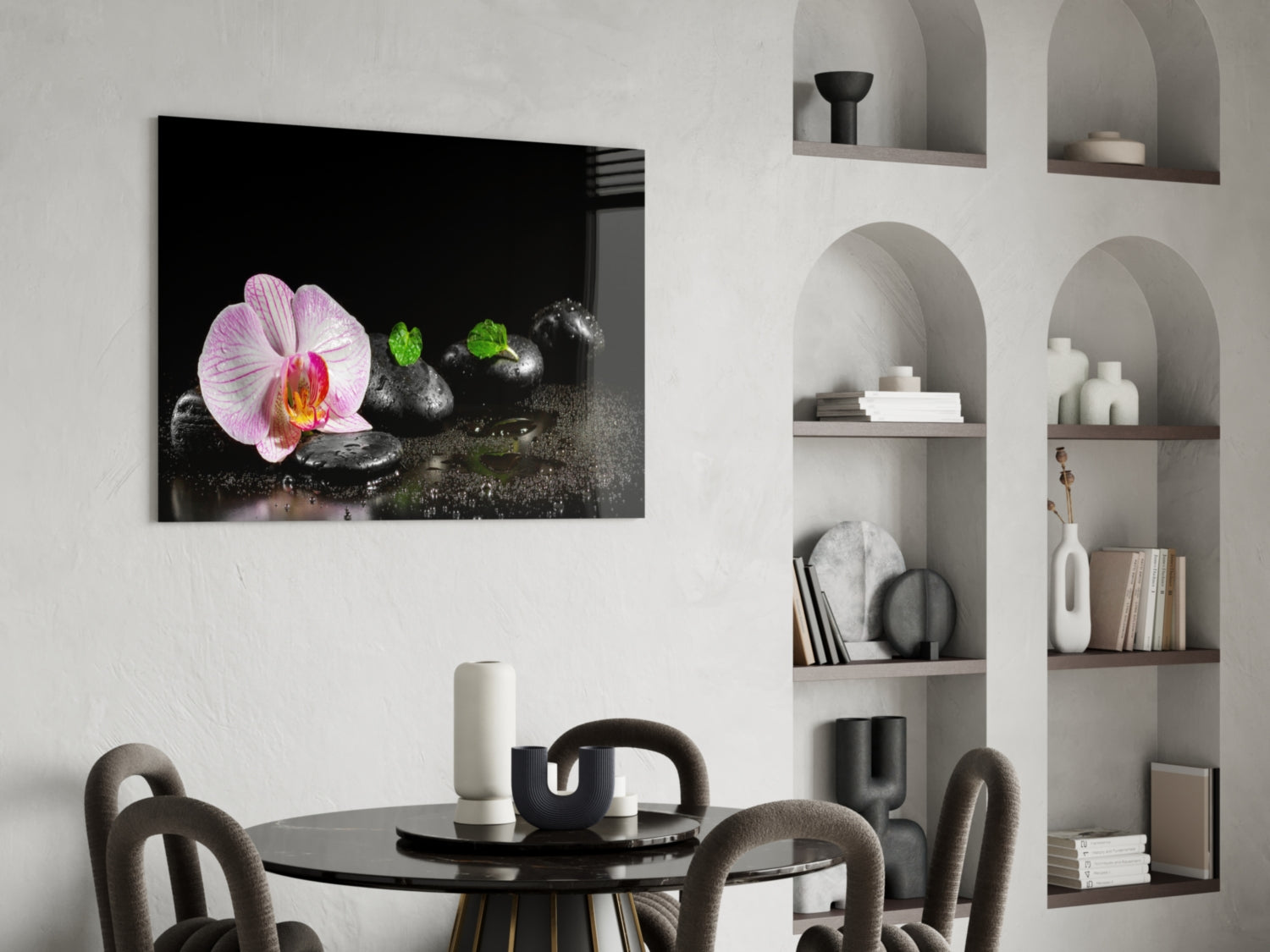 Spa Glass Wall Art