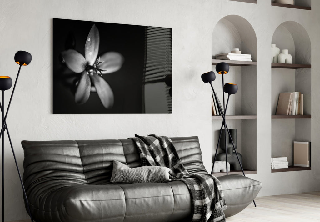 Flower Glass Wall Art