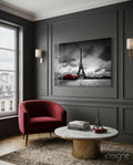 Eiffel Tower Glass Wall Art