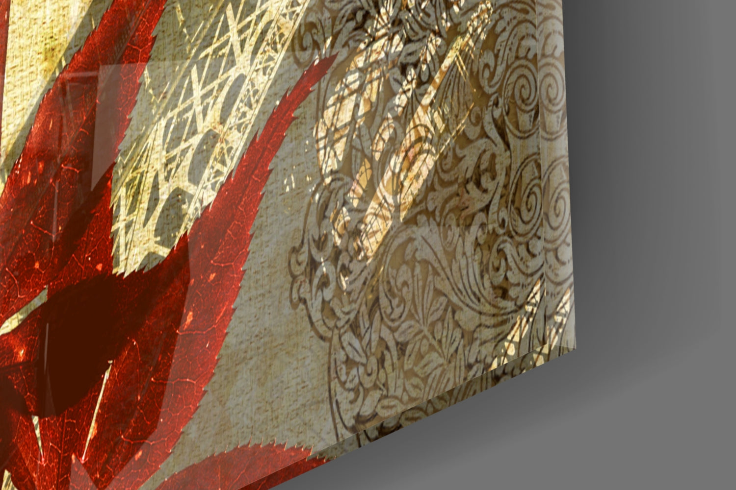 Retro Glass Wall Art