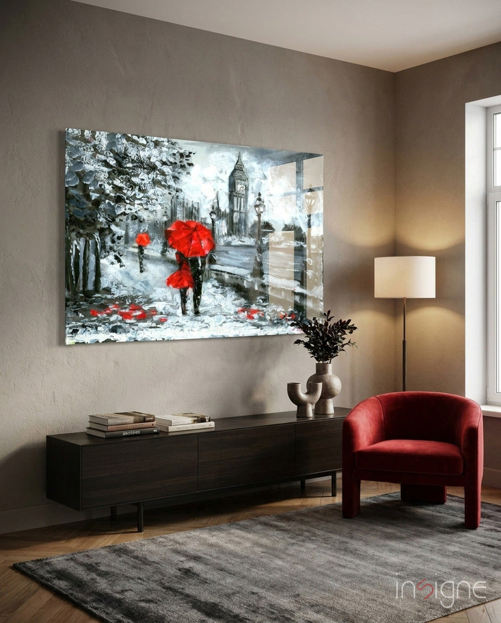 London Glass Wall Art