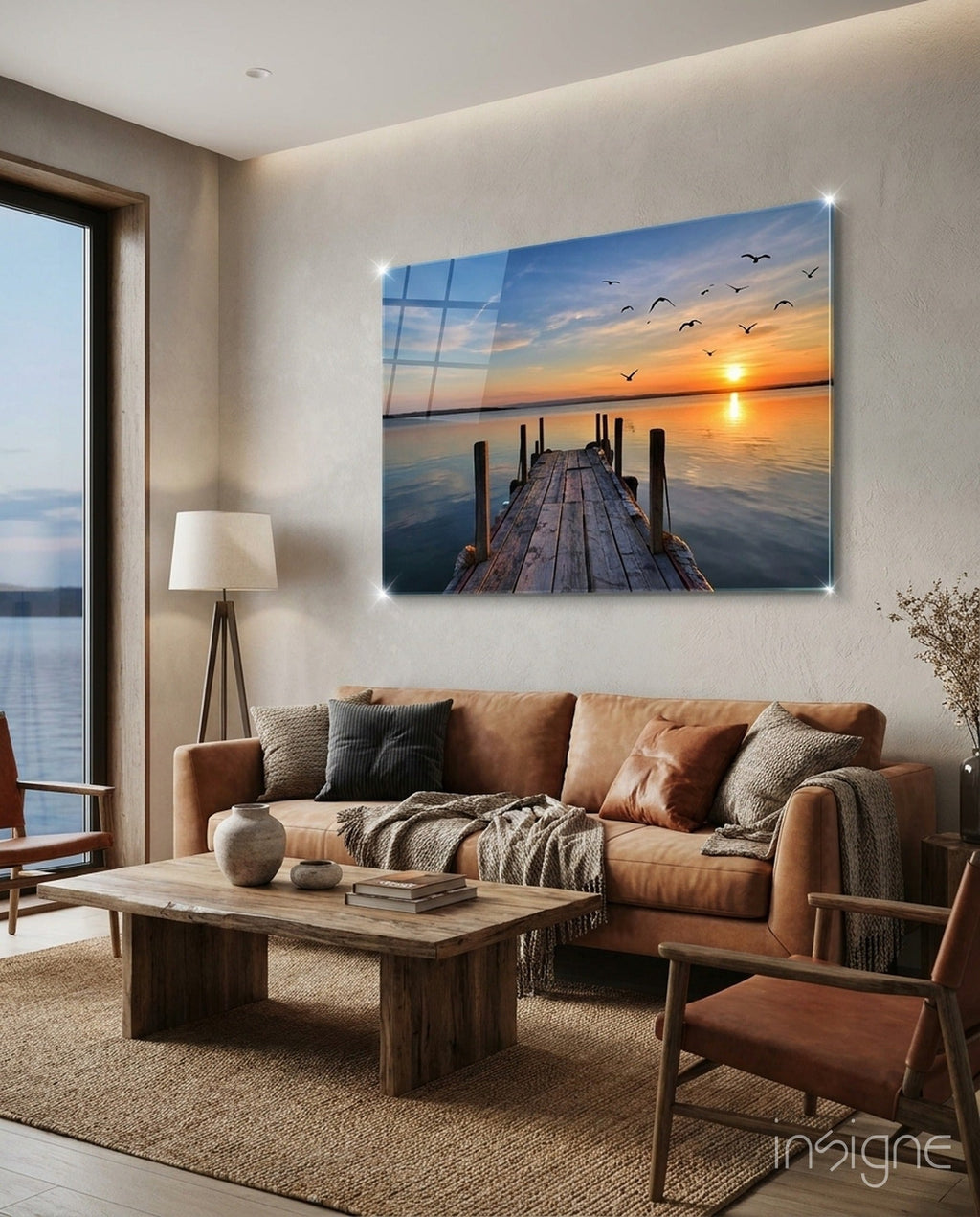 Dock Glass Wall Art