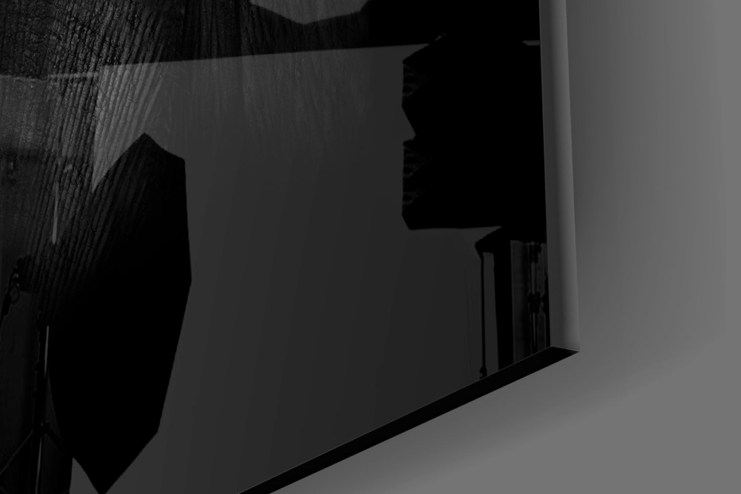 Elephant Glass Wall Art