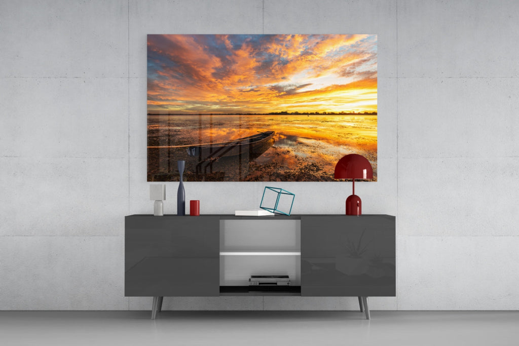 Lake Glass Wall Art