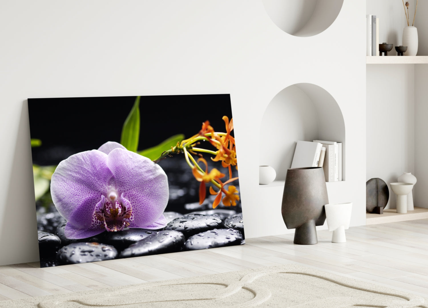 Spa Glass Wall Art