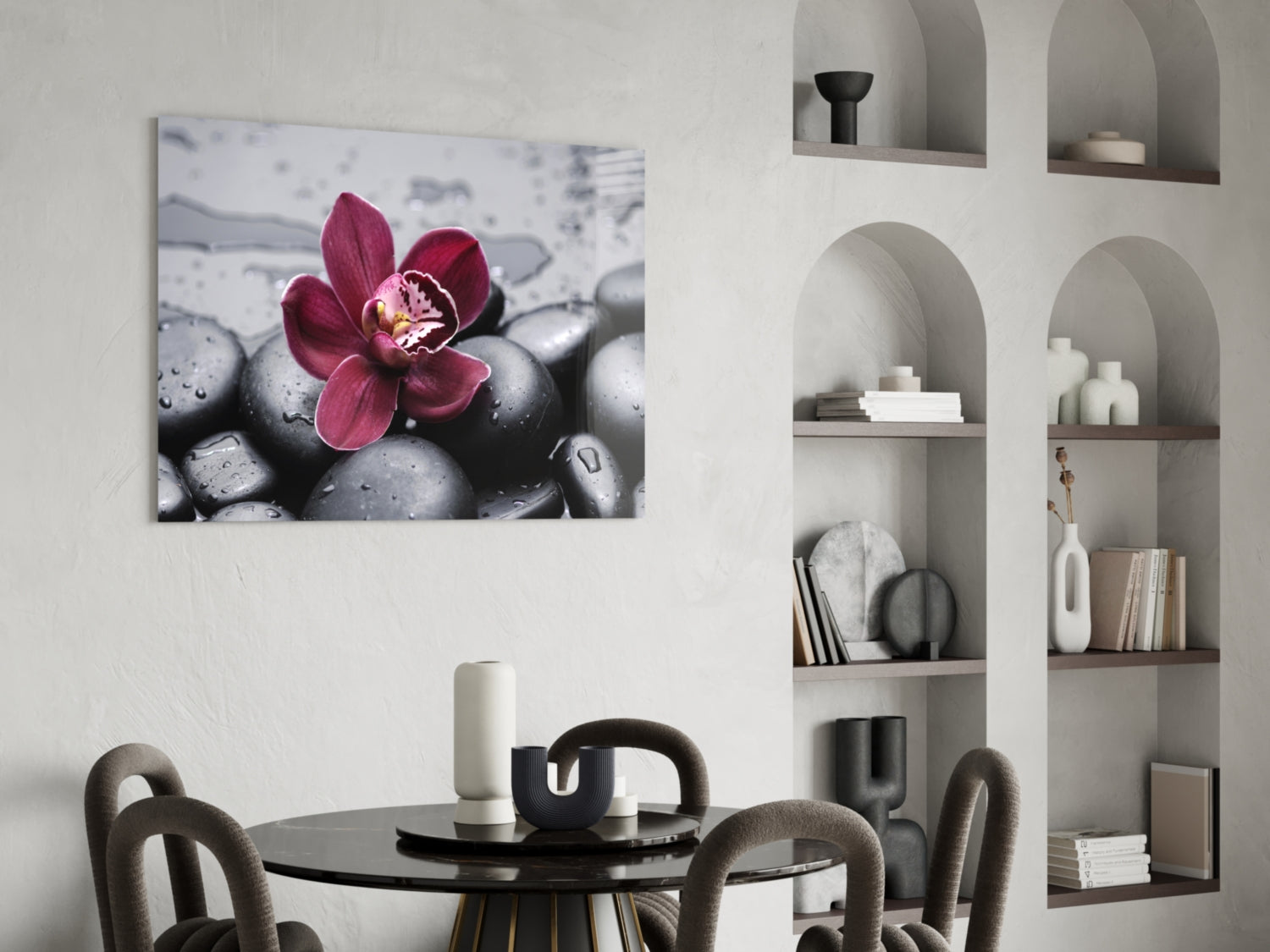 Spa Glass Wall Art