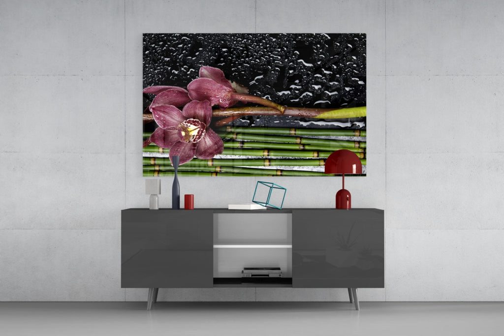 Spa Glass Wall Art
