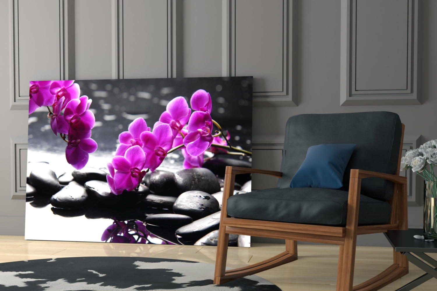 Spa Glass Wall Art
