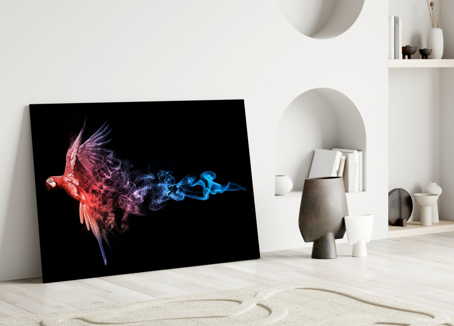 Parrot Glass Wall Art