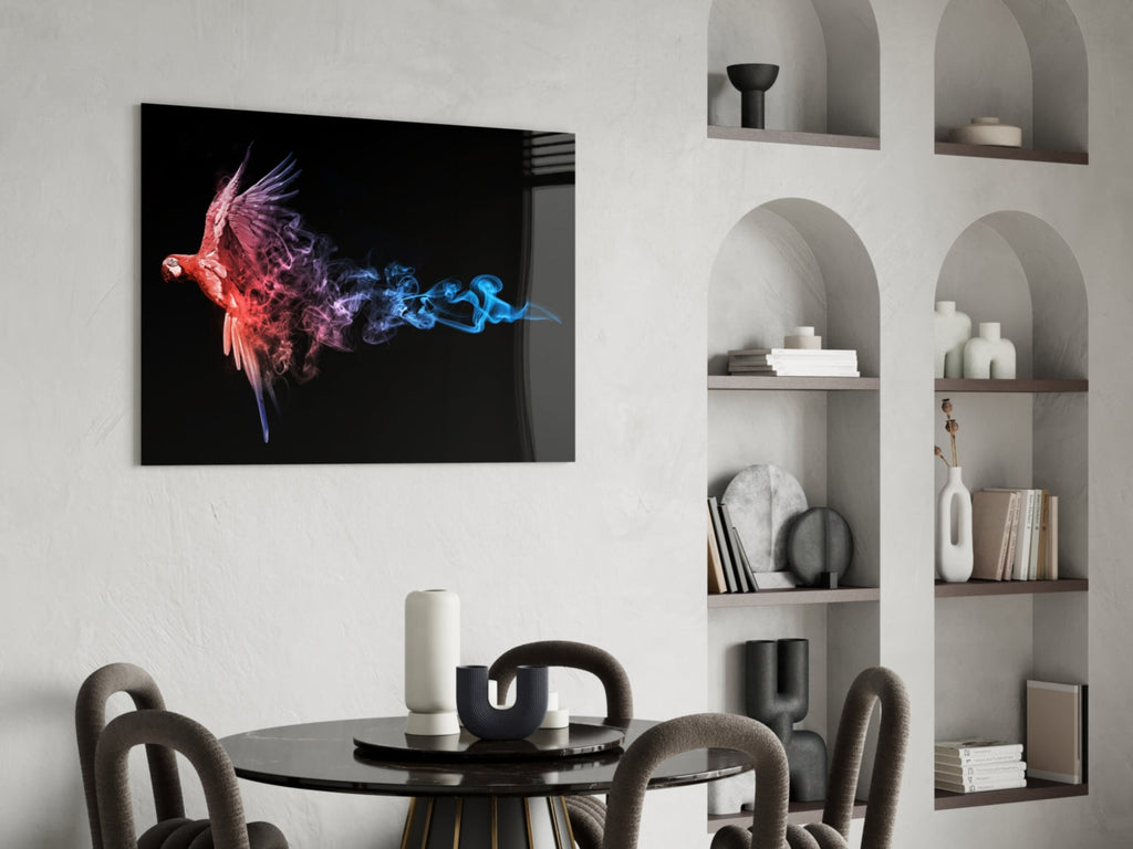 Parrot Glass Wall Art
