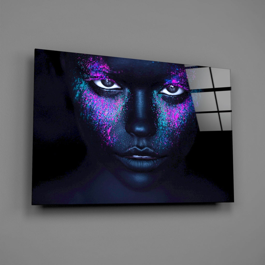 Woman Portrait Glass Wall Art