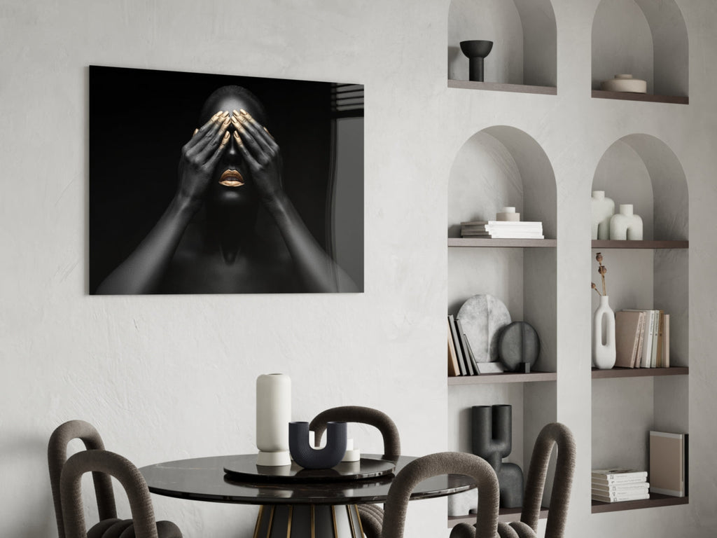 Woman Glass Wall Art