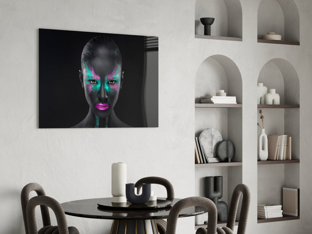 Woman Glass Wall Art
