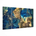 Marble 4 Pieces Mega Glass Wall Art (59"x36")