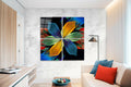 Fortune Flower Quadro Glass Wall Art