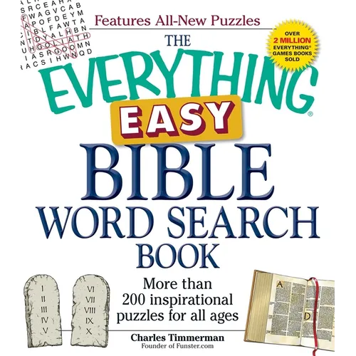 The Everything Easy Bible Word Search Book: More Than 200 Inspirational Puzzles for All Ages - Paperback
