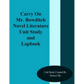 Carry On Mr. Bowditch Novel Literature Unit Study and Lapbook - Paperback