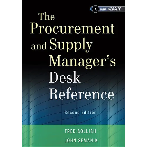 The Procurement and Supply Manager's Desk Reference - Hardcover