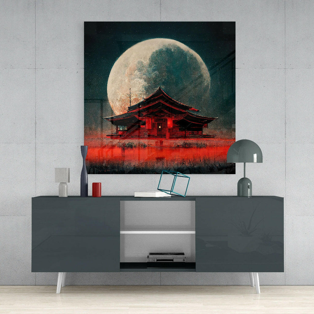 Monkeys' Home Glass Wall Art  || Designer Collection