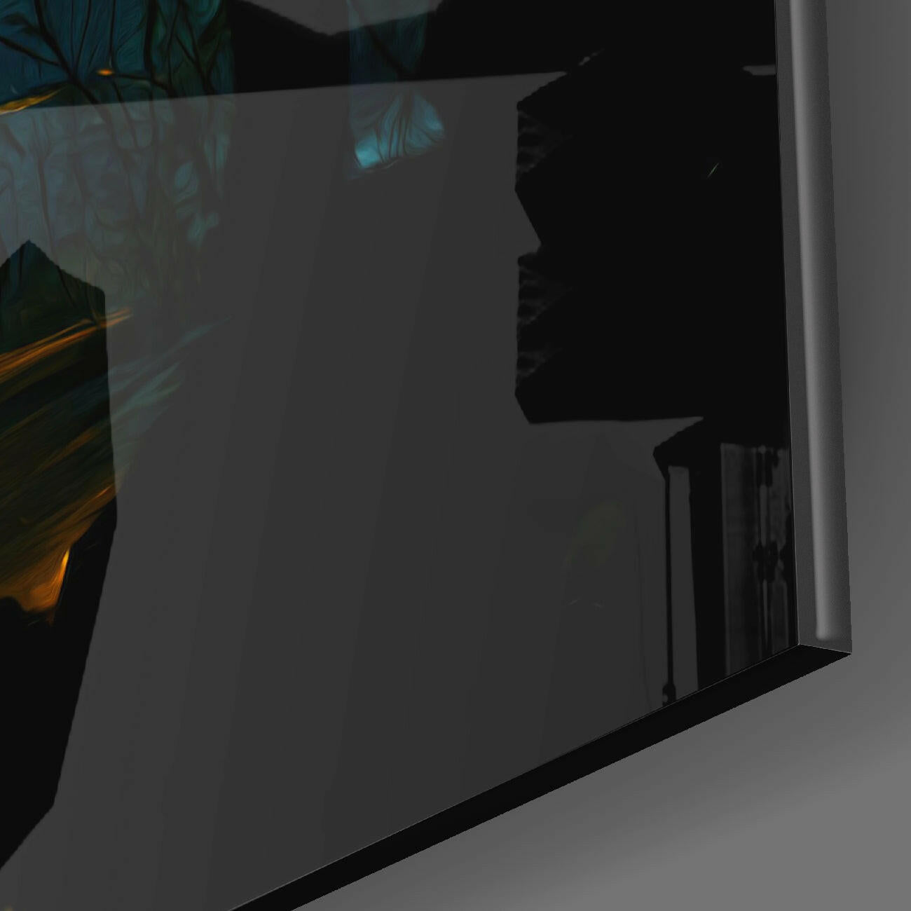 Silence Glass Wall Art  || Designer Collection