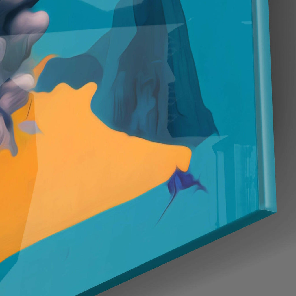 Picasso's Mind Glass Wall Art  || Designer Collection