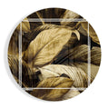 Leaf Glass Wall Art