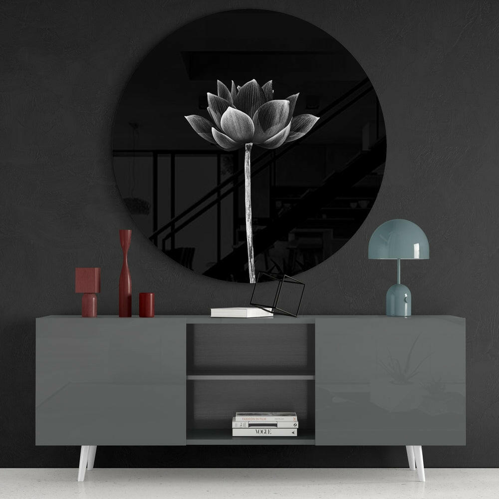 Flower Glass Wall Art