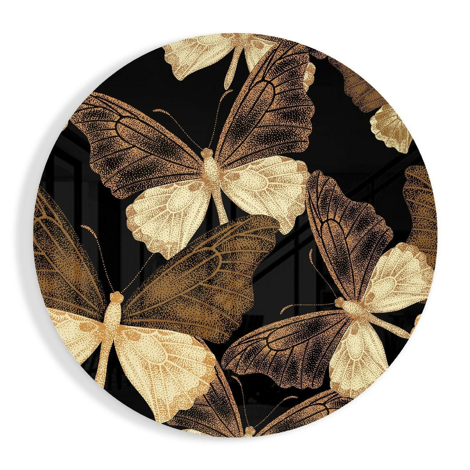 Butterflies Glass Wall Art