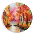 Colors of the Forest Glass Wall Art