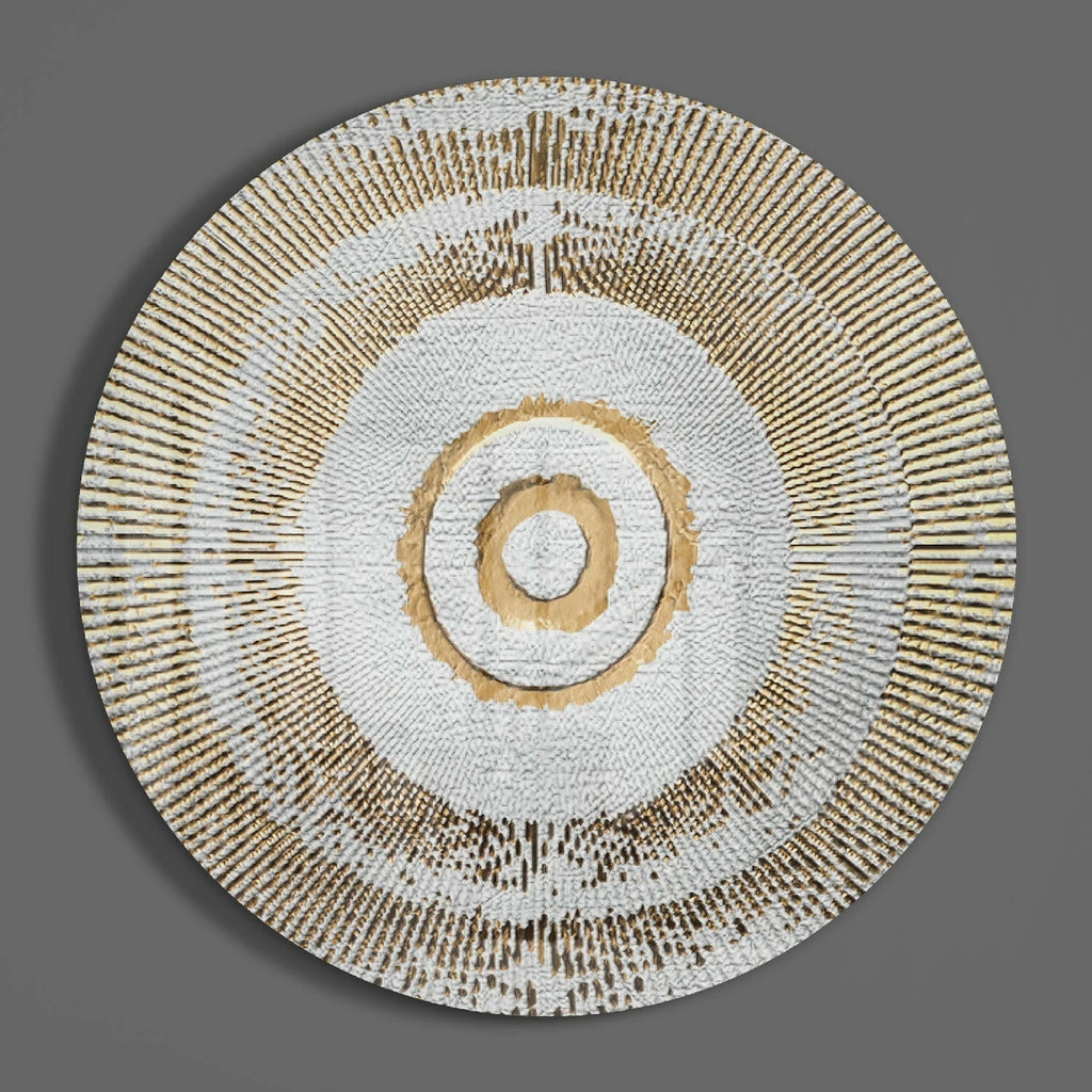 Abstract Loop Glass Wall Art