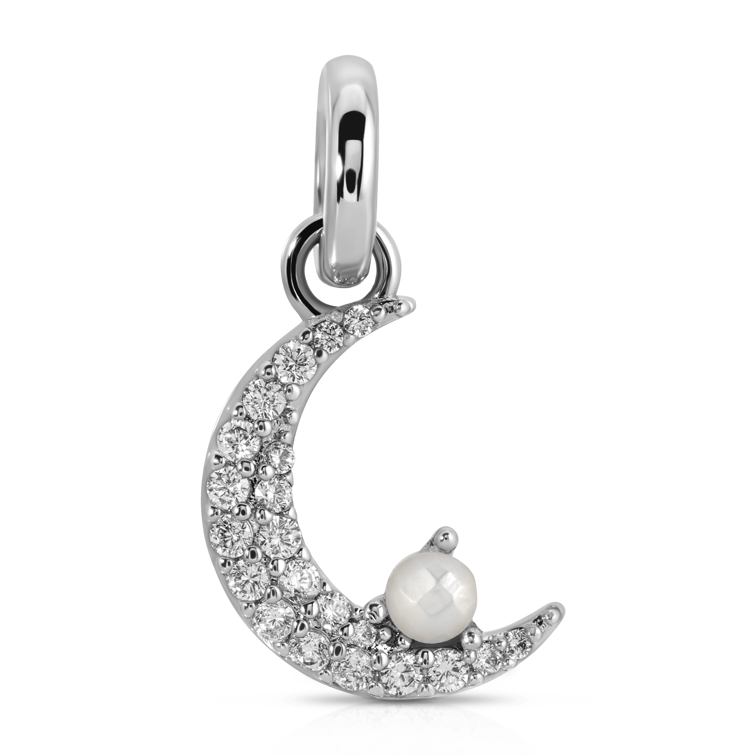 June Pearl  Birthstone Charm - Moon (Rewards Store)