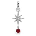July Ruby Birthstone Charm - Star (Rewards Store)
