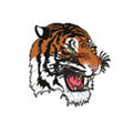 GROWLING TIGER Temporary Tattoo 2x2