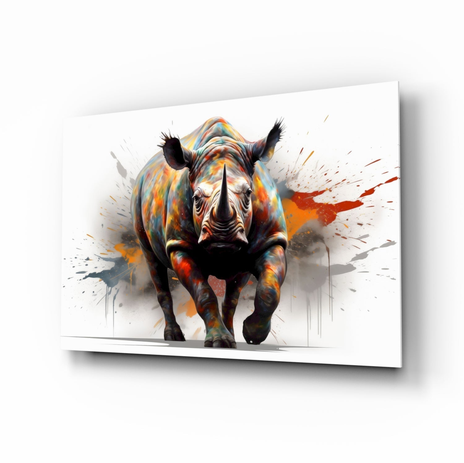 The Power of Colors Glass Wall Art || Designer Collection