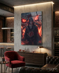 Akatsuki Itachi Glass Wall Art || Designer Collection