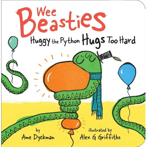 Huggy the Python Hugs Too Hard - Board Book