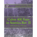 Culver 400 Years in America Revised: And Related Families - Paperback