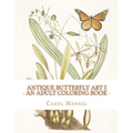 Antique Butterfly Art I: An Adult Coloring Book - Paperback