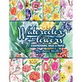 Watercolor Flowers: Scrapbooking Ideas and Paper - Paperback